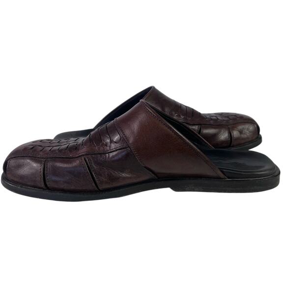 Tommy Bahama Sandals Mens Size 8 Brown Leather  Fisherman made in Italy main image 7
